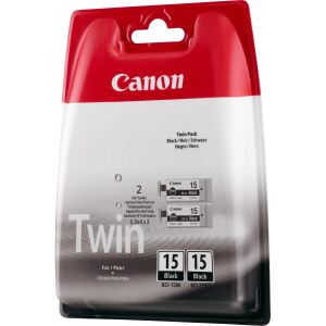 Canon BCI-15BK Tinte Schwarz (Doppelpack)