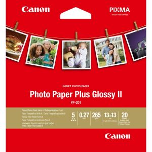 Canon PP-201 Glossy II Fotopapier Plus 13 x 13 cm  20 Blatt