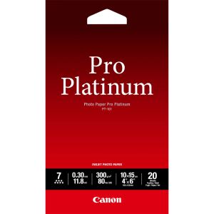 Canon PT-101 Pro Platinum Fotopapier 10x15 cm – 20 Blatt
