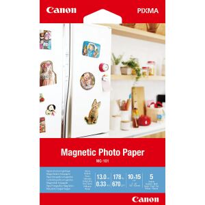 Canon MG-101 Magnetisches Fotopapier, 10 x 15 cm, 5 Blatt