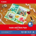Canon MP-101D Double sided Matte Paper, 30 x 30 cm, 30 Blatt