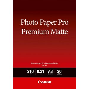 Canon PM-101 Premium-Fotopapier matt A3, 20 Blatt