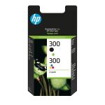 HP 300 2er-Pack Schwarz/Cyan/Magenta/Gelb Original...