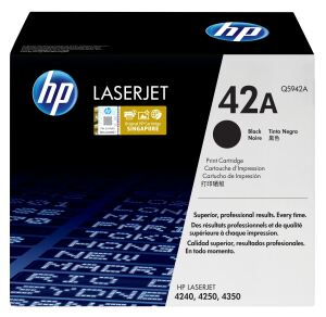 HP 42A Schwarz Original LaserJet Tonerkartusche