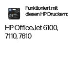 HP 932XL Schwarz Original Tintenpatrone mit hoher Reichweite