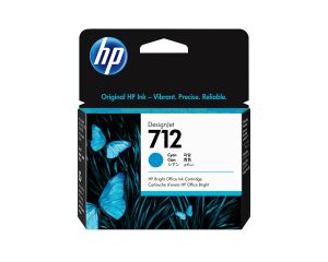 HP 712 Cyan DesignJet Druckerpatrone, 29 ml