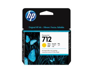 HP 712 Gelb DesignJet Druckerpatrone, 29 ml
