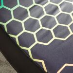 X Rocker Neo Hex Edition Konsolen-Gamingstuhl Gepolsterter, ausgestopfter Sitz Schwarz