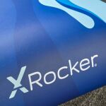 X Rocker 2022085 Videospiel-Stuhl Konsolen-Gamingstuhl Gepolsterter, ausgestopfter Sitz Blau