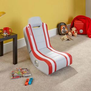 X Rocker Shadow 2.0 Konsolen-Gamingstuhl Gepolsterter Sitz Rot, Weiß