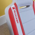 X Rocker Shadow 2.0 Konsolen-Gamingstuhl Gepolsterter Sitz Rot, Weiß