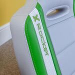 X Rocker Shadow 2.0 Konsolen-Gamingstuhl Gepolsterter Sitz Grün, Weiß