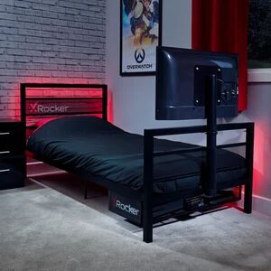 X Rocker Basecamp Metall Gaming Bett mit TV-Halterung