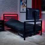 X Rocker Basecamp Metall Gaming Bett mit TV-Halterung