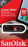 SanDisk Cruzer Glide USB-Stick 64 GB USB Typ-A 2.0 Schwarz, Rot