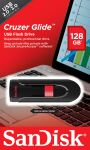 SanDisk Cruzer Glide USB-Stick 128 GB USB Typ-A 2.0 Schwarz, Rot