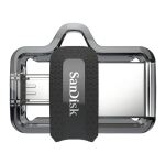 SanDisk 173384 USB-Stick 32 GB USB Type-A / Micro-USB Schwarz, Transparent