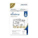 MediaRange Kunststoff-Schriftbandkassette, für/ersetzt Brother® TZ-211/TZe-211, permanent haftend, 6mm, 8m, laminiert, schwarz auf weiß