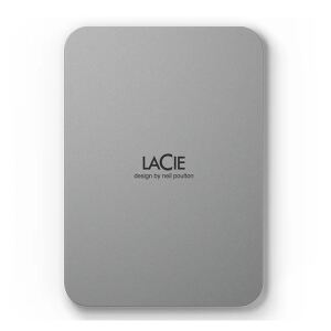 Seagate Lacie Mobile Drive Externe Festplatte 2 TB USB Typ-C 3.2 Gen 1 (3.1 Gen 1) Silber
