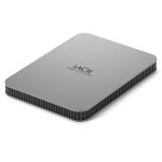 Seagate Lacie Mobile Drive Externe Festplatte 2 TB USB Typ-C 3.2 Gen 1 (3.1 Gen 1) Silber