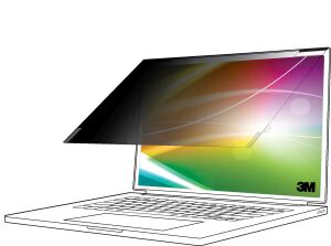 3M Bright Screen Blickschutzfilter für 15.6in Vollbild-Laptop, 16:9, BP156W9E