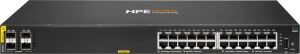 HPE Aruba Networking CX 6000 24p 10M/100M/1G Class4 PoE 4p SFP 1G 370W Switch