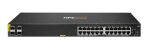 HPE Aruba Networking CX 6000 24p 10M/100M/1G Class4 PoE...