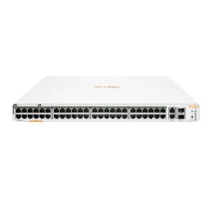 HPE Aruba Networking Instant On 1960 48G 40p Class4 8p Class6 PoE 2XGT 2SFP+ 600W Managed L2+ Gigabit Ethernet (10/100/1000) Power over Ethernet (PoE) 1U Weiß