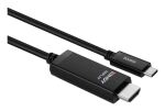 Lindy 43434 Videokabel-Adapter 2 m USB Typ-C HDMI Schwarz