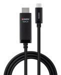 Lindy 43434 Videokabel-Adapter 2 m USB Typ-C HDMI Schwarz