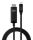 Lindy 43434 Videokabel-Adapter 2 m USB Typ-C HDMI Schwarz