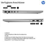 HP ProBook 4 G1i AI Intel Core Ultra 5 225U Laptop 40,6 cm (16") WUXGA 16 GB DDR5-SDRAM 512 GB SSD Wi-Fi 7 (802.11be) Windows 11 Pro AI PC Silber