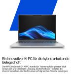 HP EliteBook 8 G1i AI PC Intel Core Ultra 5 225U Laptop 33,8 cm (13.3") WUXGA 16 GB LPDDR5x-SDRAM 512 GB SSD Wi-Fi 7 (802.11be) Windows 11 Pro Silber