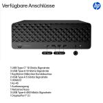 HP ProDesk 4 SFF G1i Desktop AI PC Intel Core Ultra 5 235 16 GB DDR5-SDRAM 512 GB SSD Windows 11 Pro Schwarz