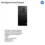 HP ProDesk 4 G1i AI PC Intel Core Ultra 5 235 16 GB DDR5-SDRAM 512 GB SSD Windows 11 Pro Tower Schwarz