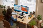 HP P34hcG4 WQHD-USB-C-Monitor mit Wölbung