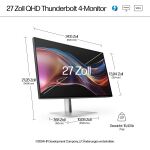 HP Series 7 Pro Serie 7 Pro 27 Zoll QHD Thunderbolt 4-Monitor – 727pu