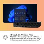 HP ProDesk 4 Mini G1i Desktop AI PC Intel Core Ultra 7 265T 24 GB DDR5-SDRAM 512 GB SSD Windows 11 Pro Mini PC