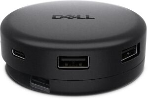 DELL DA326 Kabelgebunden USB 3.2 Gen 1 (3.1 Gen 1) Type-C Schwarz