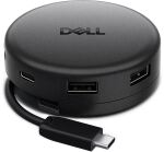DELL DA326 Kabelgebunden USB 3.2 Gen 1 (3.1 Gen 1) Type-C Schwarz