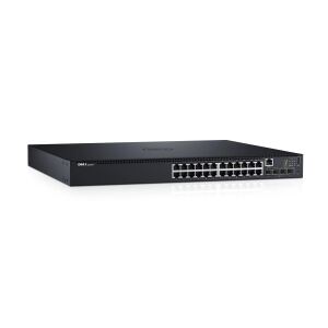 DELL N1524P Managed L3 Gigabit Ethernet (10/100/1000) Power over Ethernet (PoE) 1U Schwarz