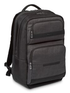 Targus CitySmart Rucksack Lässiger Rucksack Schwarz, Grau Kunstleder, Polyurethan (PU)