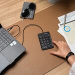 Targus AKP13GL Numerische Tastatur Universal USB Schwarz
