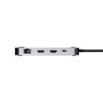 Targus DOCK429GL laptop-dockingstation & portreplikator Kabelgebunden USB4 Silber