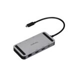 Targus DOCK429GL laptop-dockingstation & portreplikator Kabelgebunden USB4 Silber