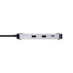 Targus DOCK429GL laptop-dockingstation & portreplikator Kabelgebunden USB4 Silber
