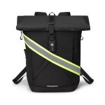 DICOTA D32175-RPET Rucksack Rolltop-Rucksack Schwarz Polyester