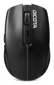 DICOTA D32044B Maus Haus Beidhändig RF Wireless + Bluetooth + USB Type-A Optisch 1600 DPI