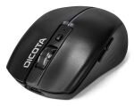 DICOTA D32044B Maus Haus Beidhändig RF Wireless + Bluetooth + USB Type-A Optisch 1600 DPI