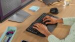 Logitech 920-012283 Tastatur Büro RF Wireless + Bluetooth QWERTZ Deutsch Graphit